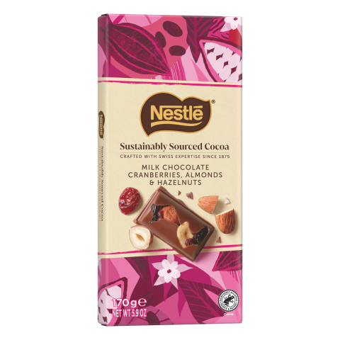 Milk Choc Crnbrrs Almnds&Hzlnts170g