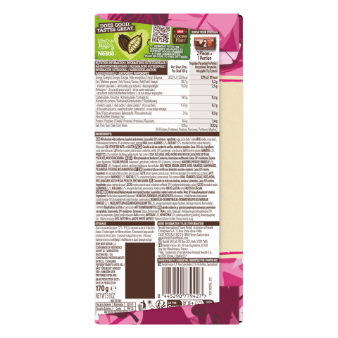 Milk Choc Crnbrrs Almnds&Hzlnts170g