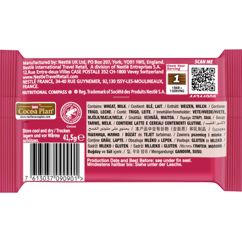 KIT KAT 4 Finger Wrapper 12(24x41.5g)