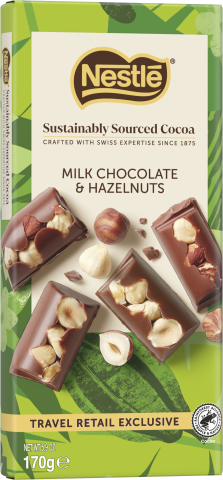 Milk Chocolate & Hazelnuts 170g