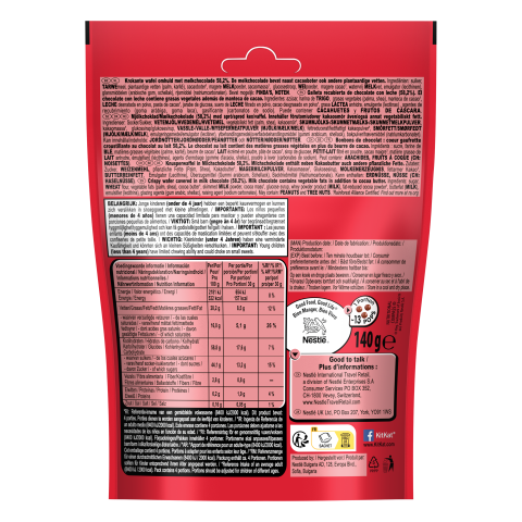 KIT KAT POPS Milk Pouch 17x140g