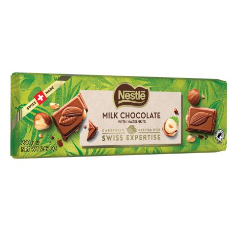 NESTLÉ Milk Hazelnut Tablet Wrapper 9x280g