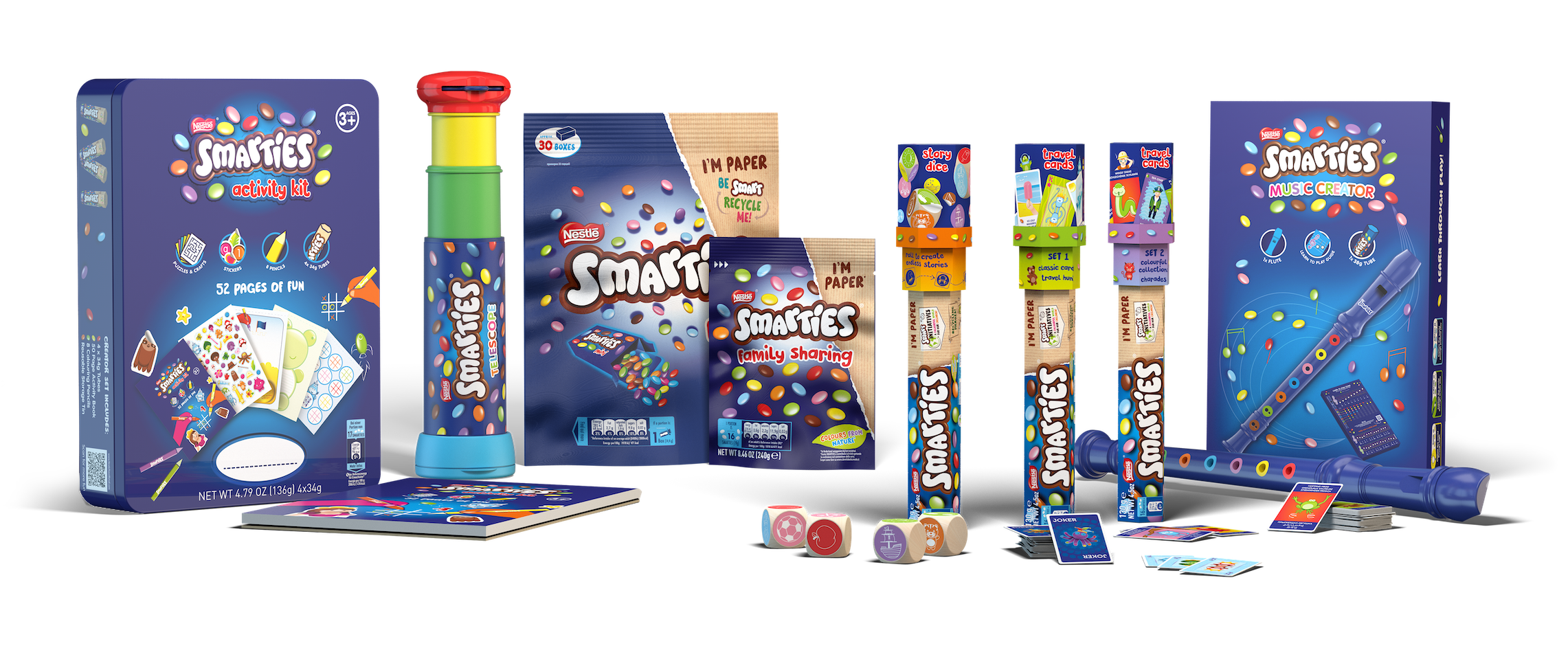 The Smarties Toppers product range